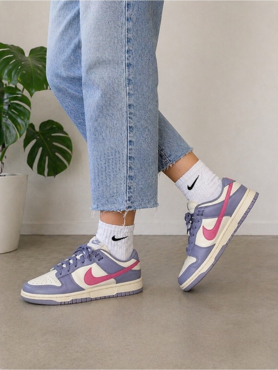 Nike Shoes - Nike Dunk Low Women 8.5 Purple Grey Pink DD1503-500 Casual Streetwear